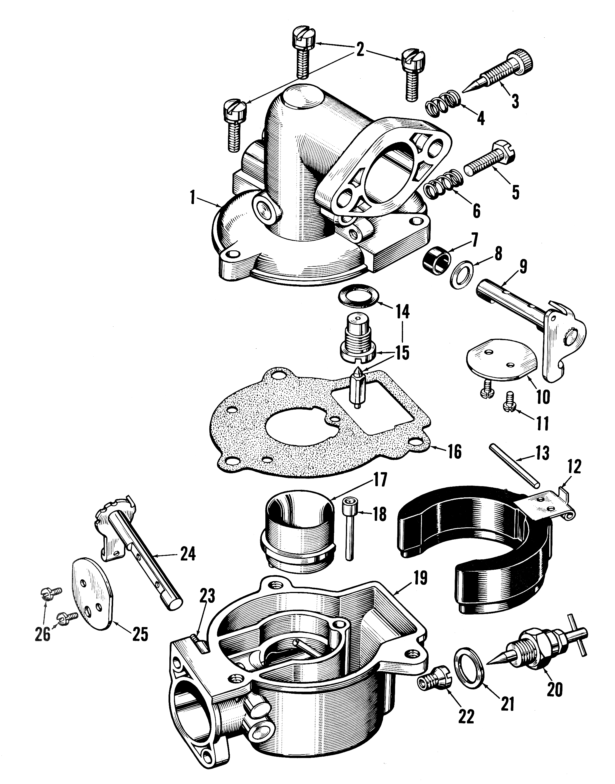 Zenith 12921 Carburetor Kit, FLoat and Manual