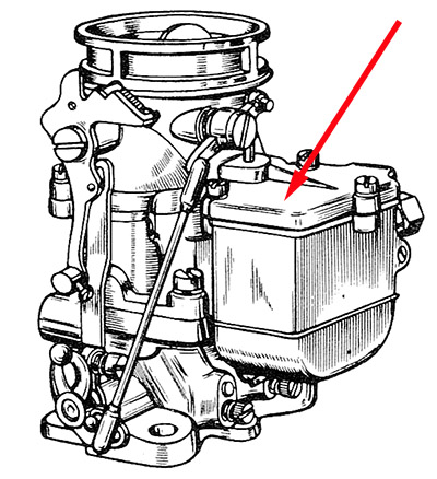 Stromberg BX carb number location