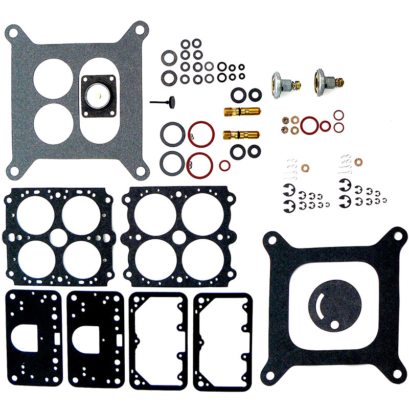 Holley Model 4150 carburetor rebuild kit for 1960s OEM and aftermarket applications including Ford and Chevrolet muscle cars