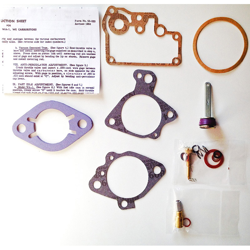 CK4642 Carburetor Repair Kit for Carter WA-1 carburetors