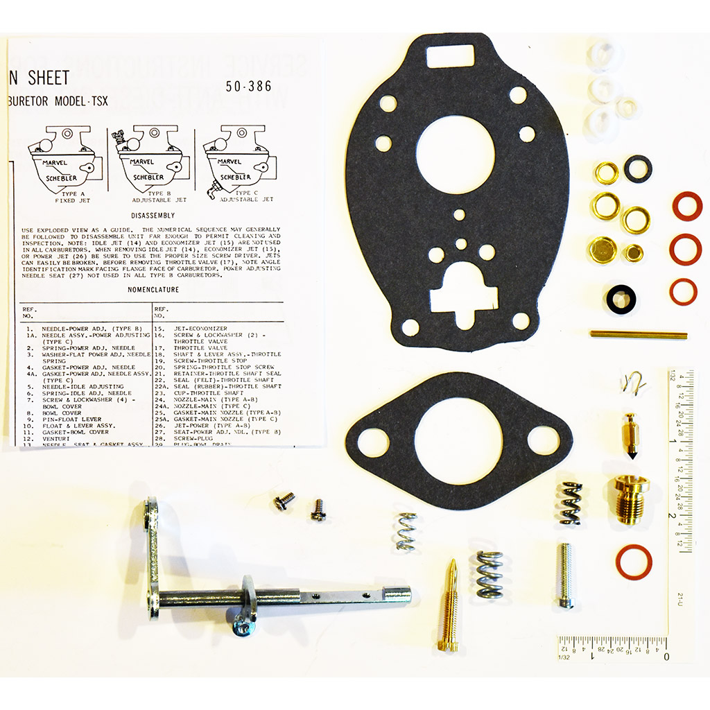 CK6086 Carburetor Kit for Marvel-Schebler TSX