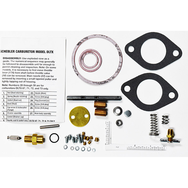 CK6761 Carburetor Kit for Marvel-Schebler DLTX34 for John Deere B