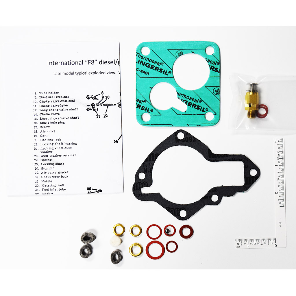 CK9600 Carburetor Kit for F8 International Diesel Gas Starting Carburetor