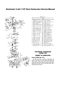 CM42 1958-1969 Large Bore Rochester 2G, 2GC and 2GV Carburetor Manual