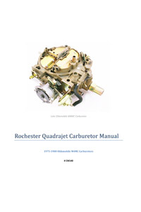 CM140 1975-1980 Oldsmobile M4MC Manual