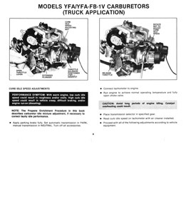 CM183 1977-1985 Ford Car and Truck Carter YFA Carburetor Manual