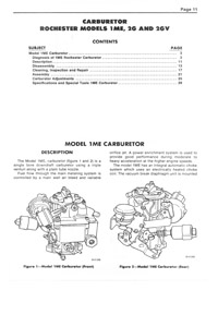 CM246 Late model Monojet 1ME used on 292 CID trucks