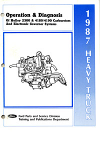 CM270 Holley 2380EG and 4180/4190EG Carburetor Operations Manual