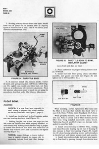 Rochester Varajet service manual