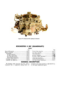 CM346 1969-71 Chevrolet small-block Rochester 4MV