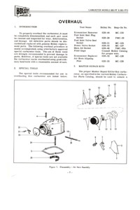 Holley 885 manual