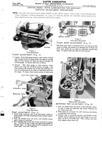 CM416 1956 Mercury Carter WCFB manual