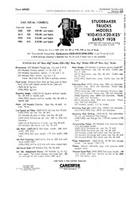 Carter W-1 choke pull off