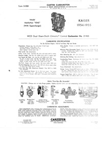 cm482 Carter WCD Carburetor Manual