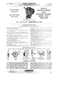 Carter WA-1 service manual