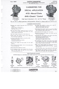 Carter WA-1 service manual