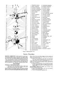 Carburetor service manuals