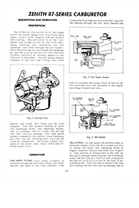 CM915 Zenith Model 87 Carburetor Manual